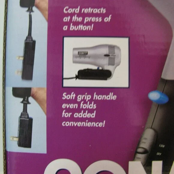 Conair Hair Dryer Ion Shine New In Box 1875 Watt 2 Heat Speed Settings - Picture 5 of 6